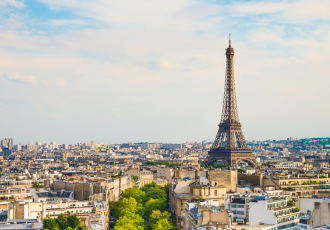 photo de la ville de Paris, avec la tour eiffel